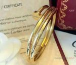 AAA Quality Cartier Juste Un Clou Nail Bracelet / Gold Double Bracelet